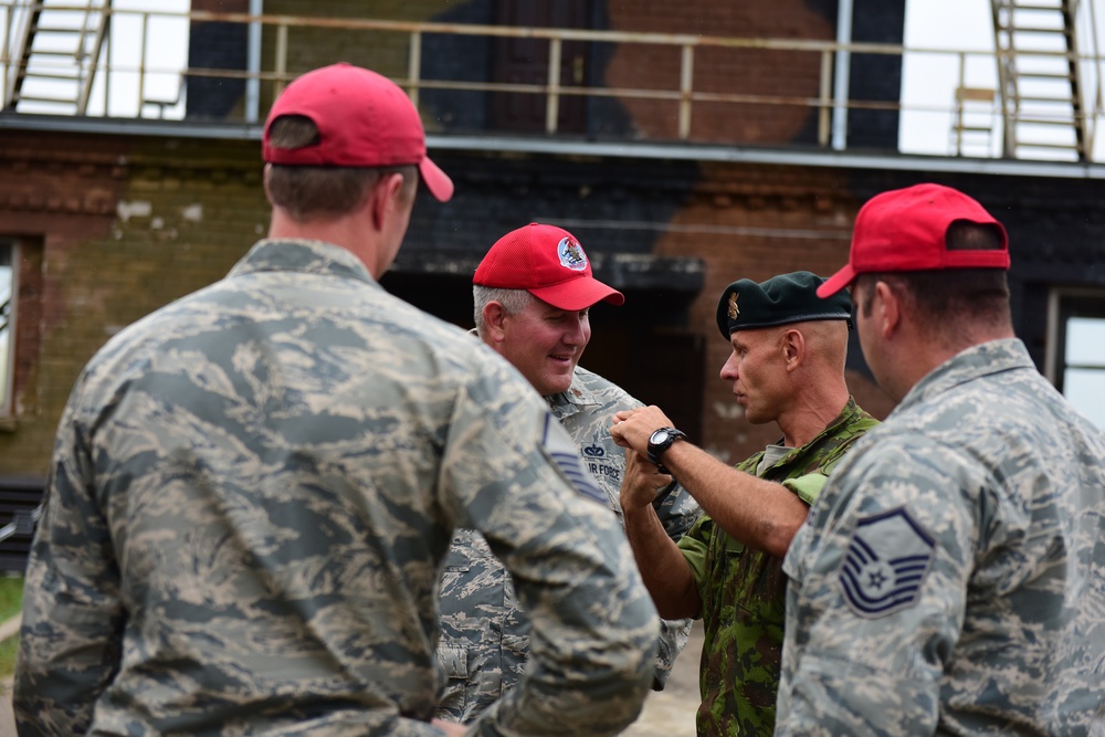 U.S., Lithuanian teams construct training range