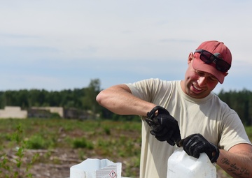 Civil engineer team builds air-to-ground range in Lithuania