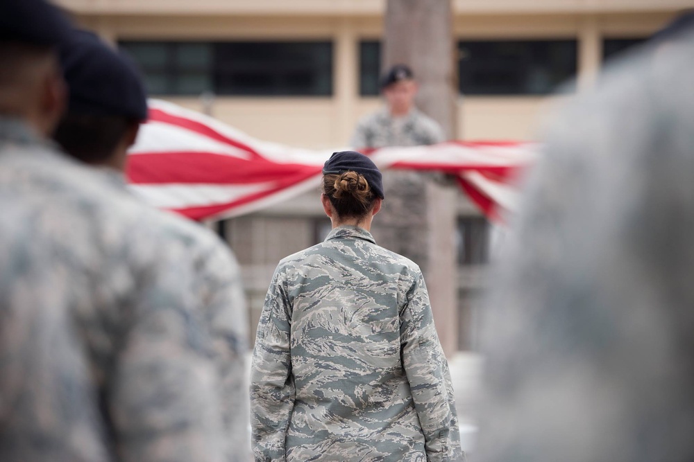 45th Security Forces Squadron holds retreat ceremony for police week