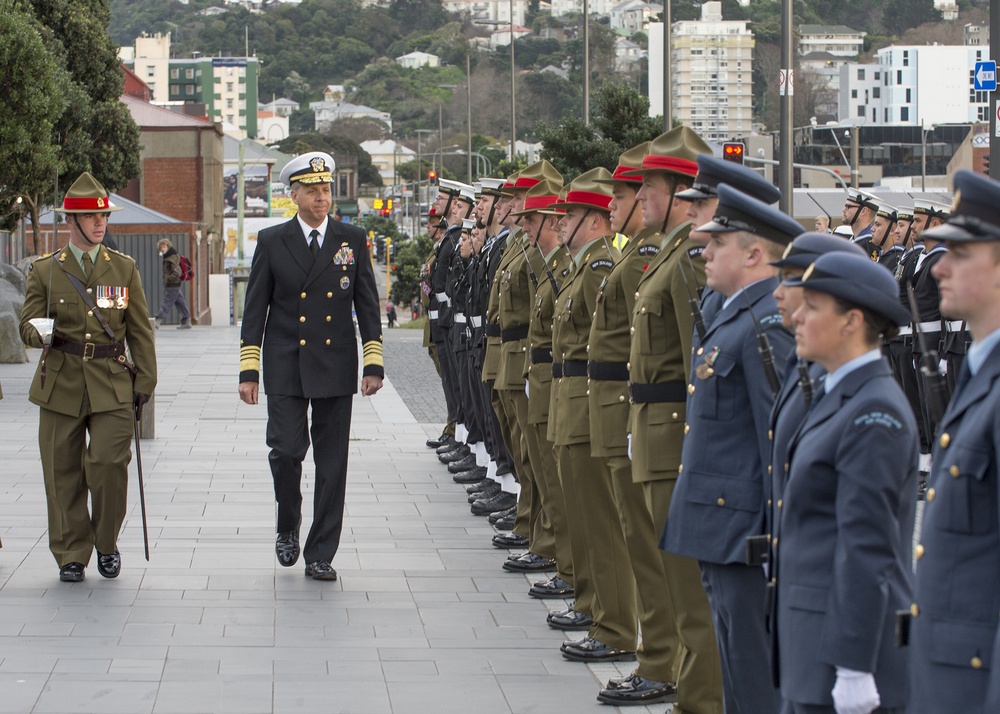 USINDOPACOM Commander visits New Zealand