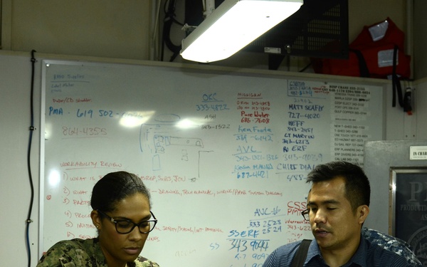 PHNSY Train with USS Frank Cable Repair Department