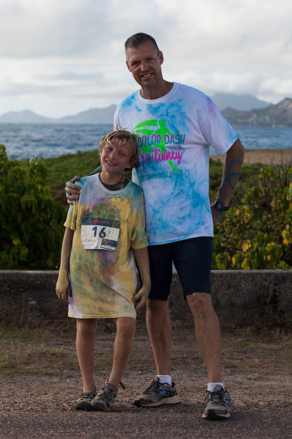 1/3 hosts Color Dash 2018 race aboard MCBH