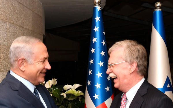 NSA John Bolton meets Israeli PM Netanyahu for dinner