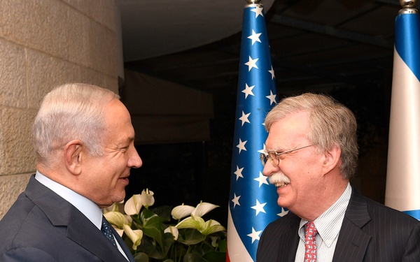 NSA John Bolton meets Israeli PM Netanyahu for dinner