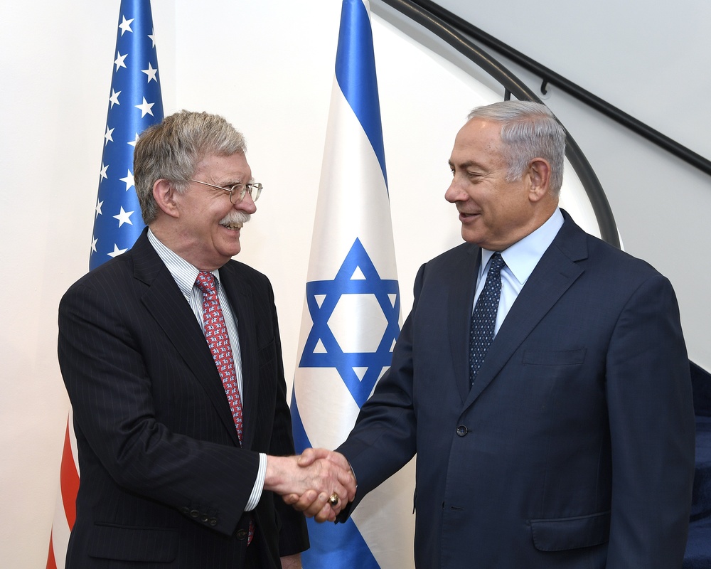 NSA John Bolton meets Israeli PM Netanyahu for dinner