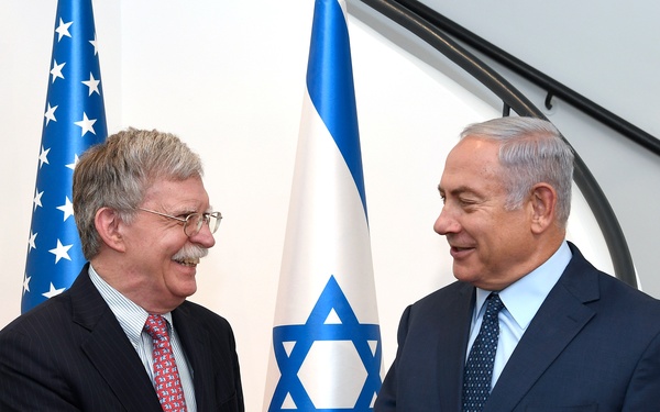 NSA John Bolton meets Israeli PM Netanyahu for dinner