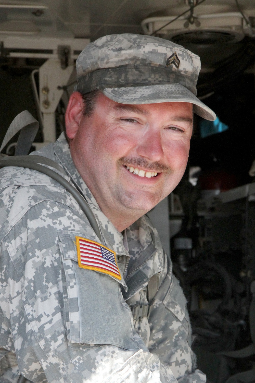 Sgt. Travis Hermann, fire support Non-Commissioned Officer