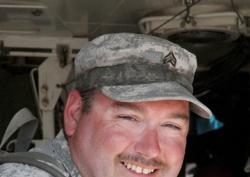 Sgt. Travis Hermann, fire support Non-Commissioned Officer