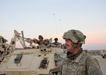 56th Stryker Brigade Combat Team returns from NTC battlefield with high spirits