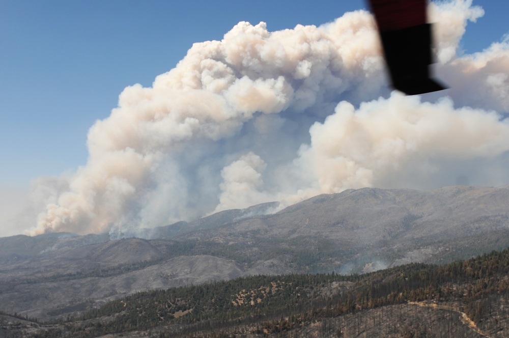 Nevada and California National Guard assists with Mendocino Complex wildfire, photo 1 of 10