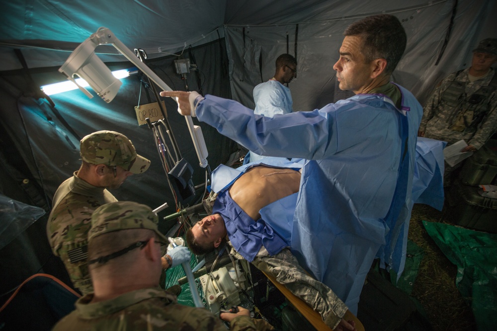 Army Forward Surgical Team at CSTX 86-18-02