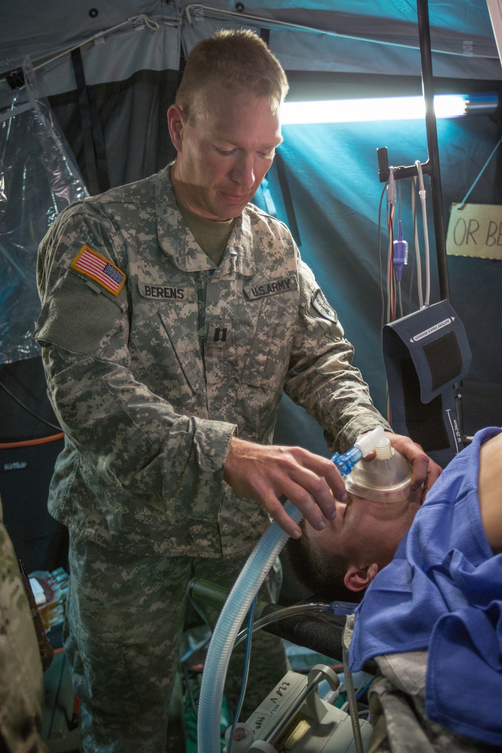 Army Forward Surgical Team at CSTX 86-18-02