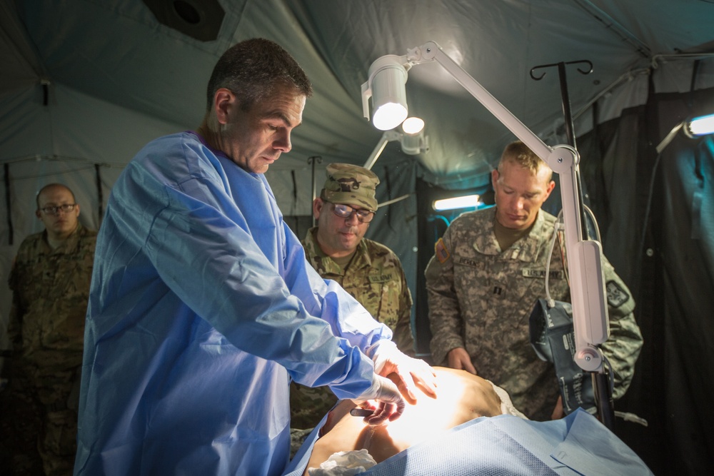 Army Forward Surgical Team at CSTX 86-18-02