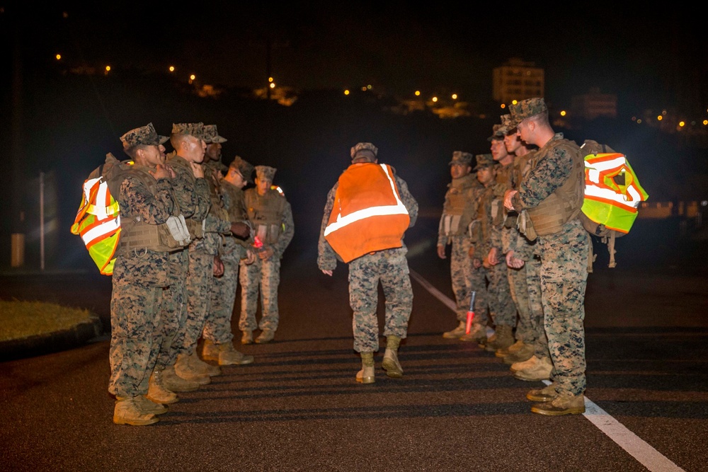 Combat Logistics Battalion 4 Hike