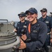 USS Jason Dunham UNREP with USNS Laramie