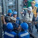 USS Antietam (CG 54) Sailors secure a line during an underway replenishment with USNS Tippecanoe (T-AO-199)