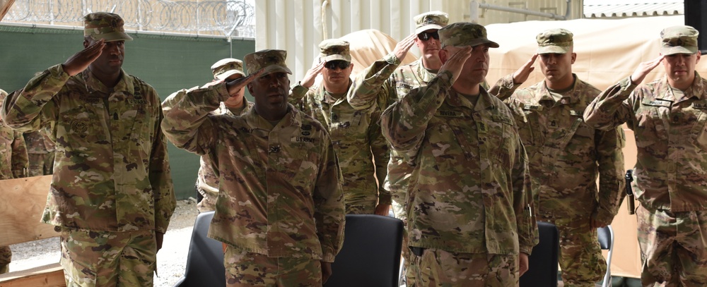 USACE Afghanistan District holds Change of Responsibility Ceremony