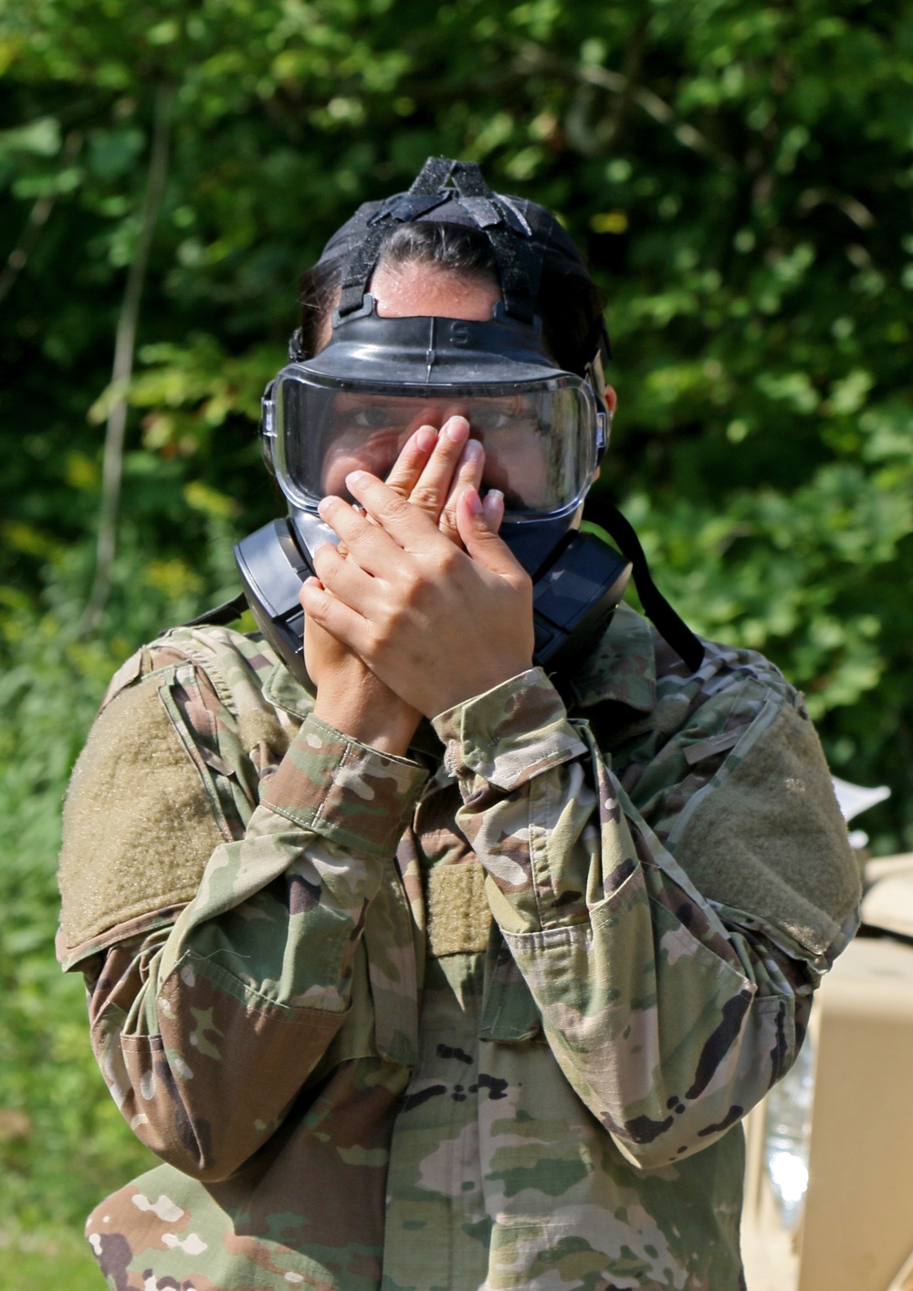 620th Movement Control Team Conducts CBRN Training