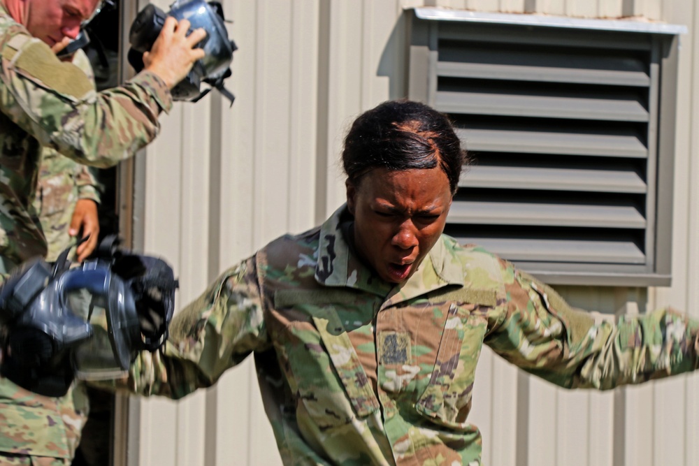 620th Movement Control Team Conducts CBRN Training