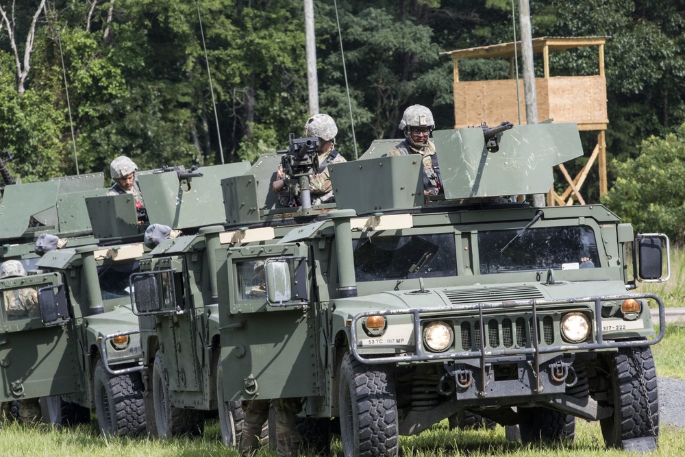 107th Military Police Company Trains at  Joint Base McGuire-Dix-Lakehurst