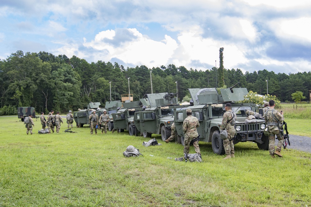 107th Military Police Company Trains at  Joint Base MaGuire-Dix-Lakehurst