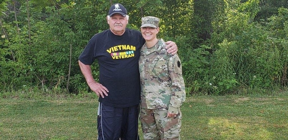Vietnam Veteran and Daughter Connect through Shared Service