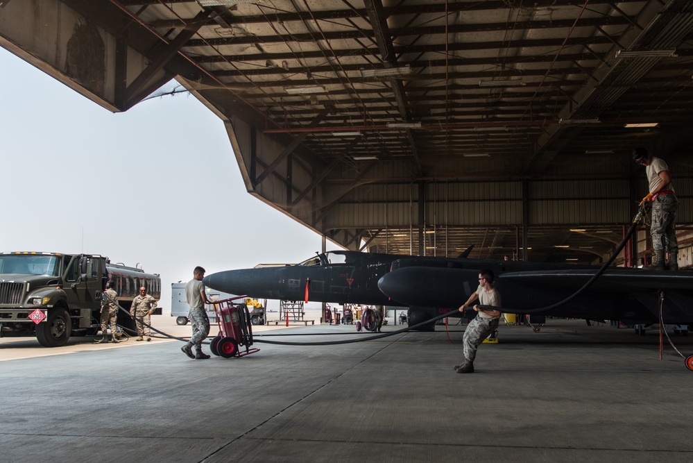 Total Force Integration: 9th LRS, 940th reservist fuels Beale