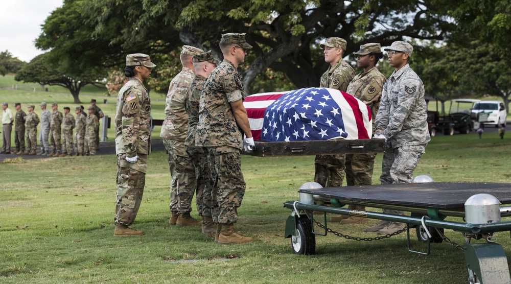 DPAA Conducts Disinterment Ceremony