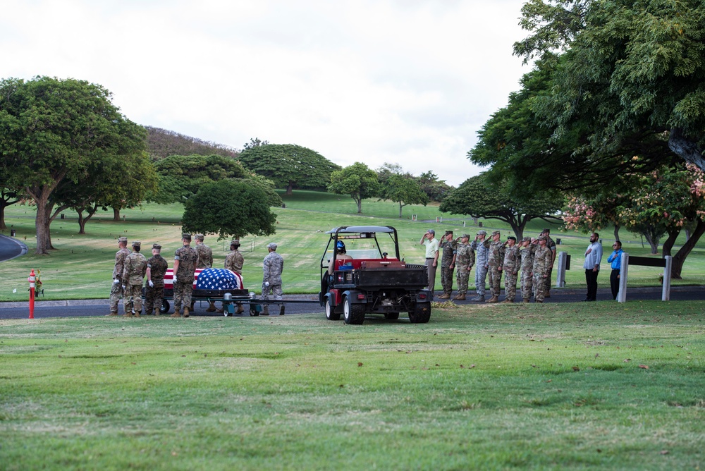 DPAA Conducts Disinterment Ceremony