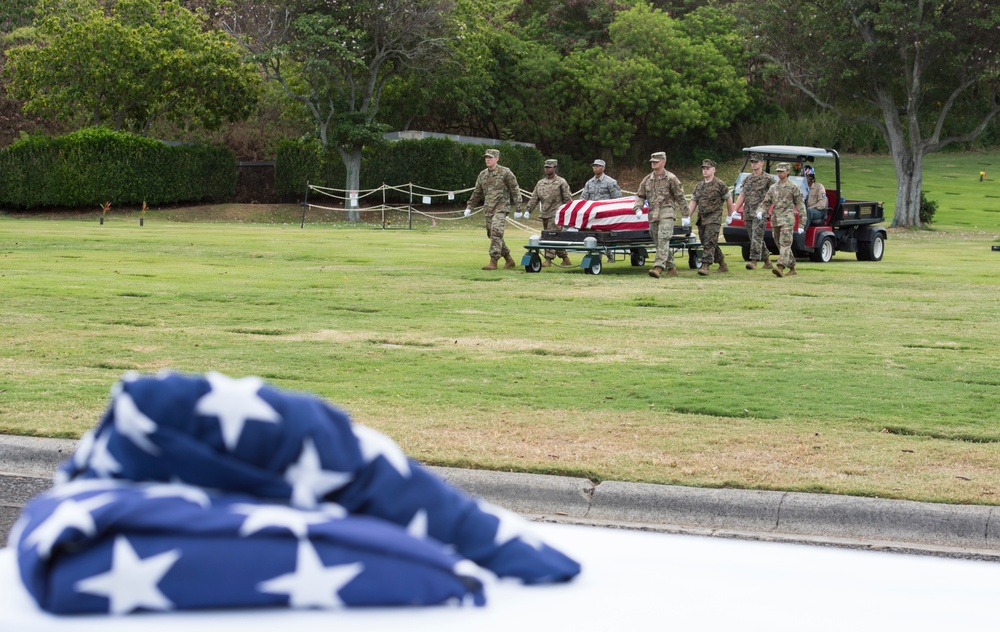 DPAA Conducts Disinterment Ceremony