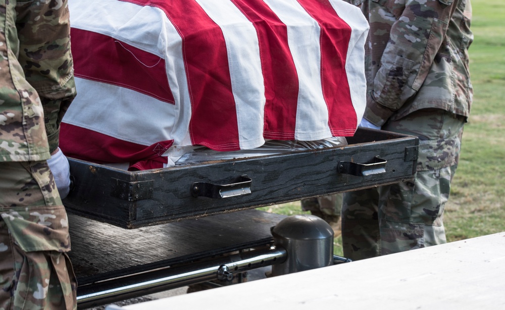 DPAA Conducts Disinterment Ceremony