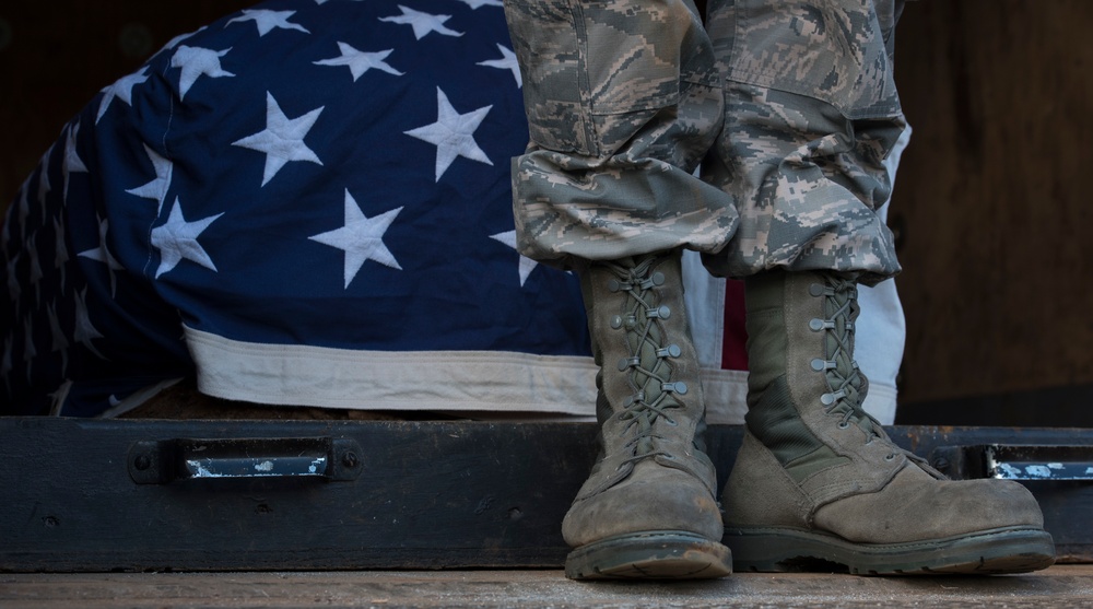 DPAA Conducts Disinterment Ceremony