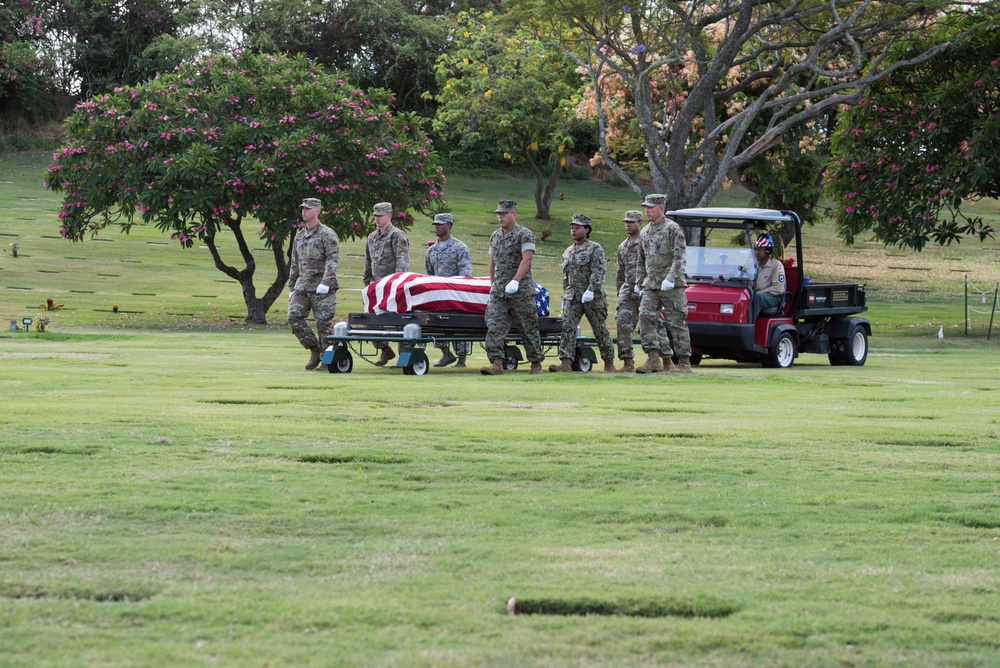 DPAA conducts disinterment ceremony