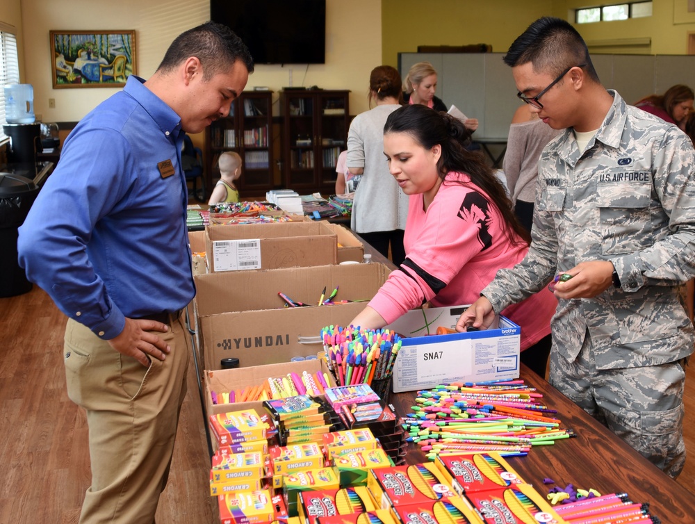 Operation Homefront donates school supplies to enlisted military families