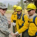 Washington National Guard command team visits firefighters