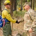 Washington National Guard command team visits firefighters