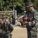 U.S. and Indonesian Marines celebrate Indonesia's independence day with shooting, burgers, and ceremony