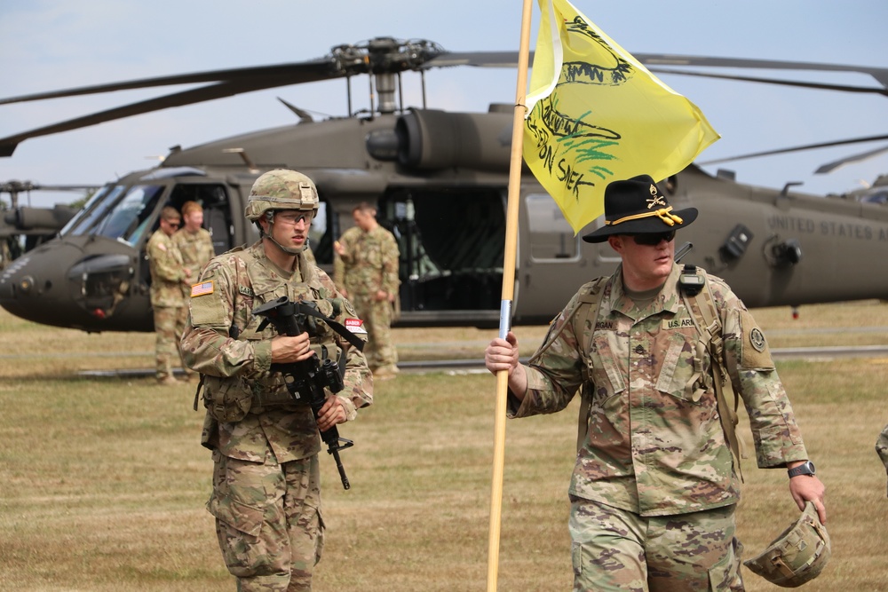 Spur ride celebrates cavalry traditions beneath castle ruins