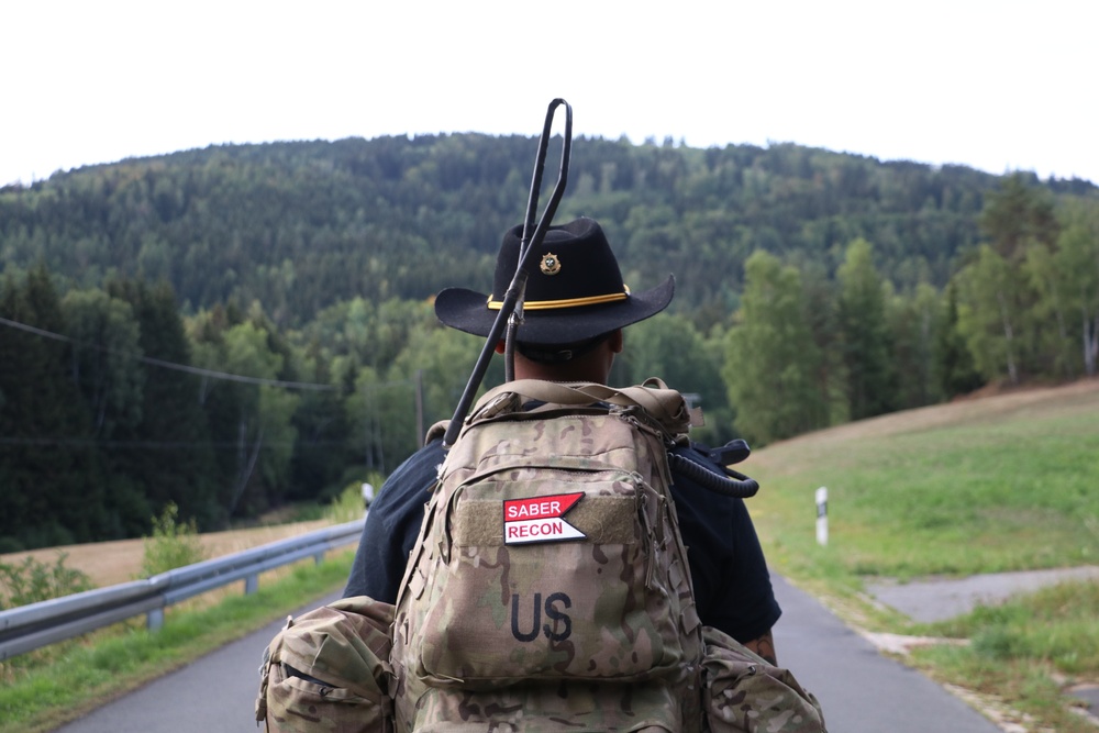 Spur ride celebrates cavalry traditions beneath castle ruins