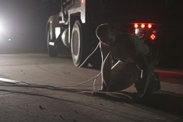 Airfield Ops, CE work together to light the way