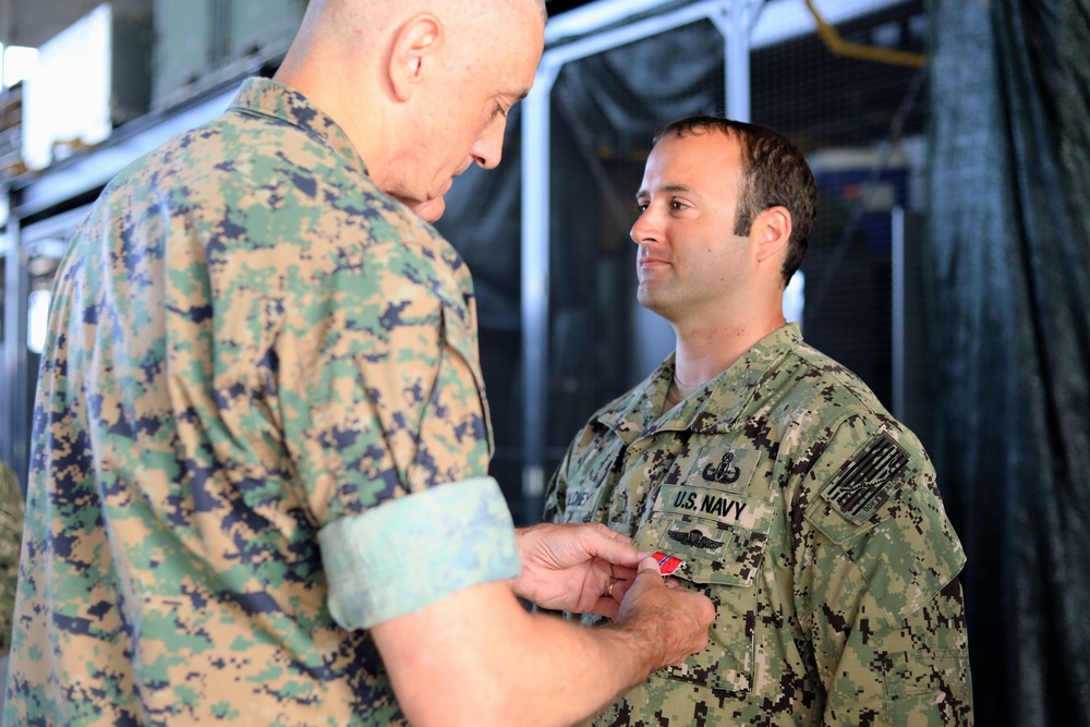 Maj. Gen. Coffman presents Bronze Star Medal