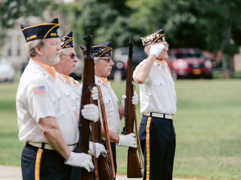 Amherst Community Gathers for Name Unveiling at Memorial Wall