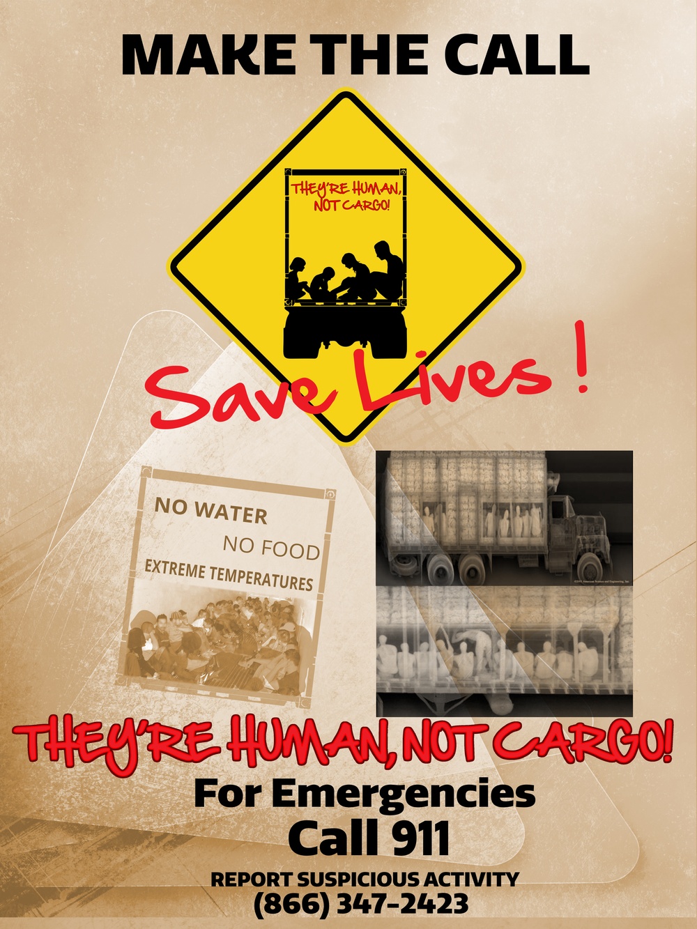They're Human, Not Cargo!