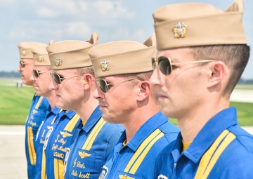 Blue Angels Fly Over Terre Haute