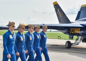 Blue Angels Fly Over Terre Haute