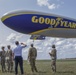 Fort Drum community members receive special ride on Goodyear blimp