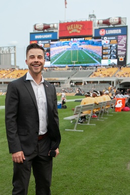 Harmonizing love of service and countryDA civilian sings National Anthem at Family Fest Day, opens up stage toward better mental health