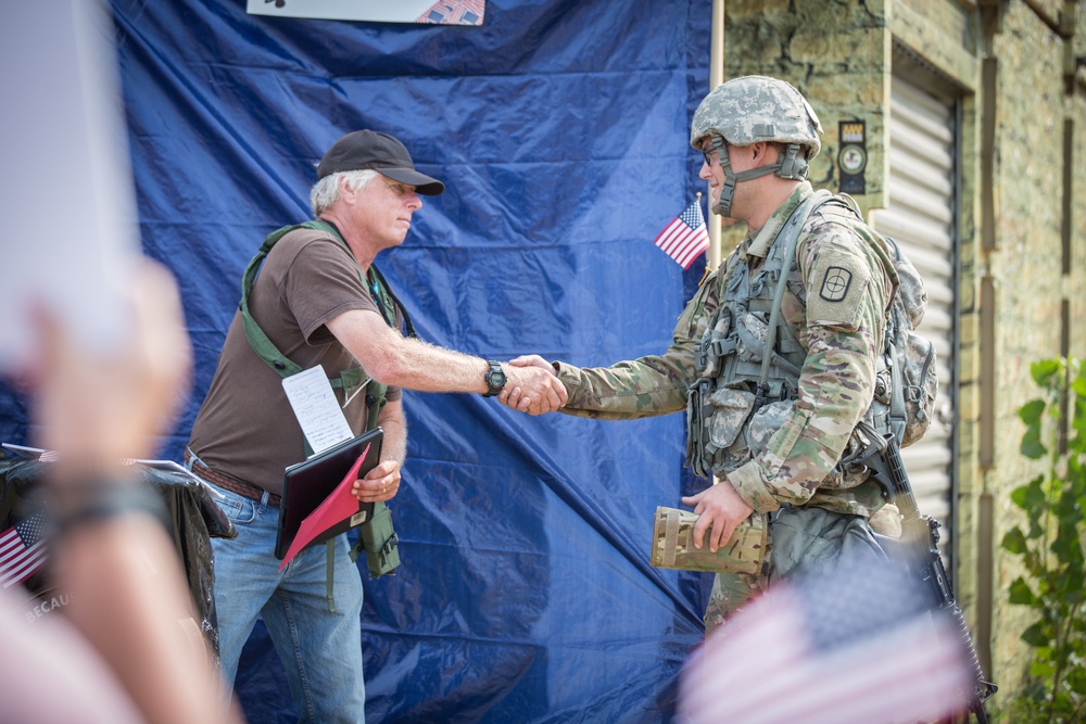 Simulated Distinguished Visitor at CSTX 86-18-02