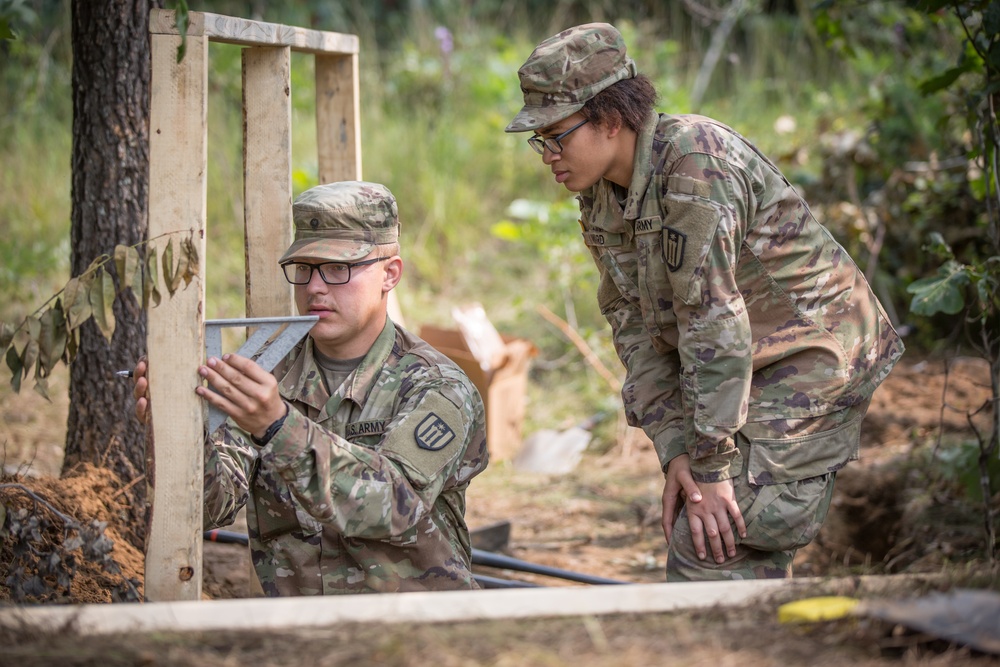 Building Fighting Position at CSTX 86-18-02