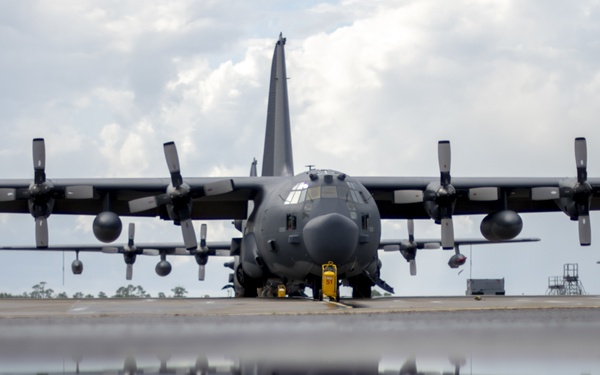 MC-130H post morning rain